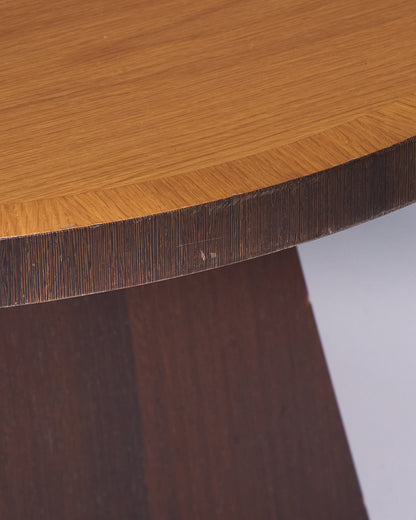 Art Deco style wooden coffee table, 1970s 