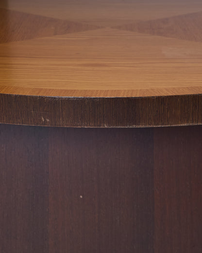 Art Deco style wooden coffee table, 1970s 