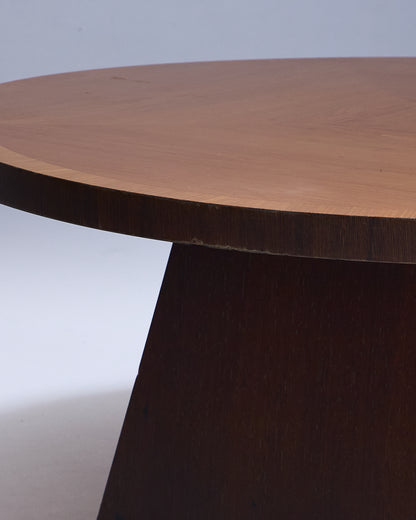 Art Deco style wooden coffee table, 1970s 