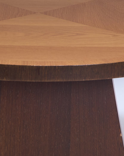 Art Deco style wooden coffee table, 1970s 