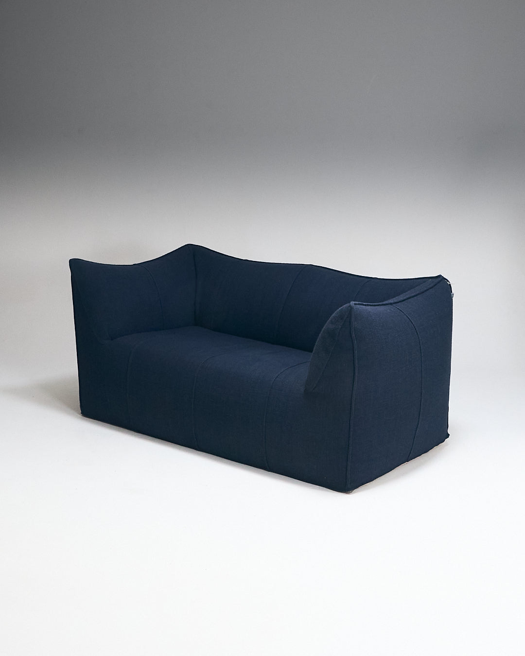 BAMBOLE BLUE TWO-SEATER SOFA, MARIO BELLINI, 1970s 