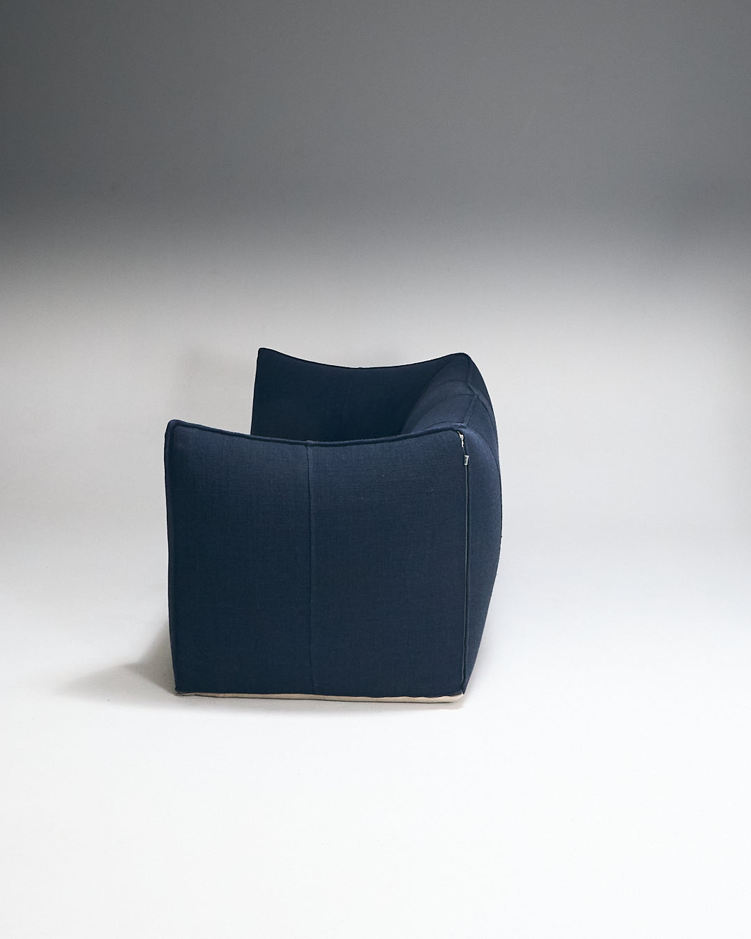 BAMBOLE BLUE TWO-SEATER SOFA, MARIO BELLINI, 1970s 