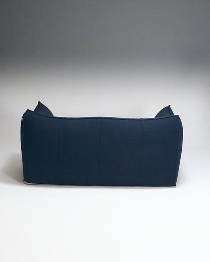 BAMBOLE BLUE TWO-SEATER SOFA, MARIO BELLINI, 1970s 