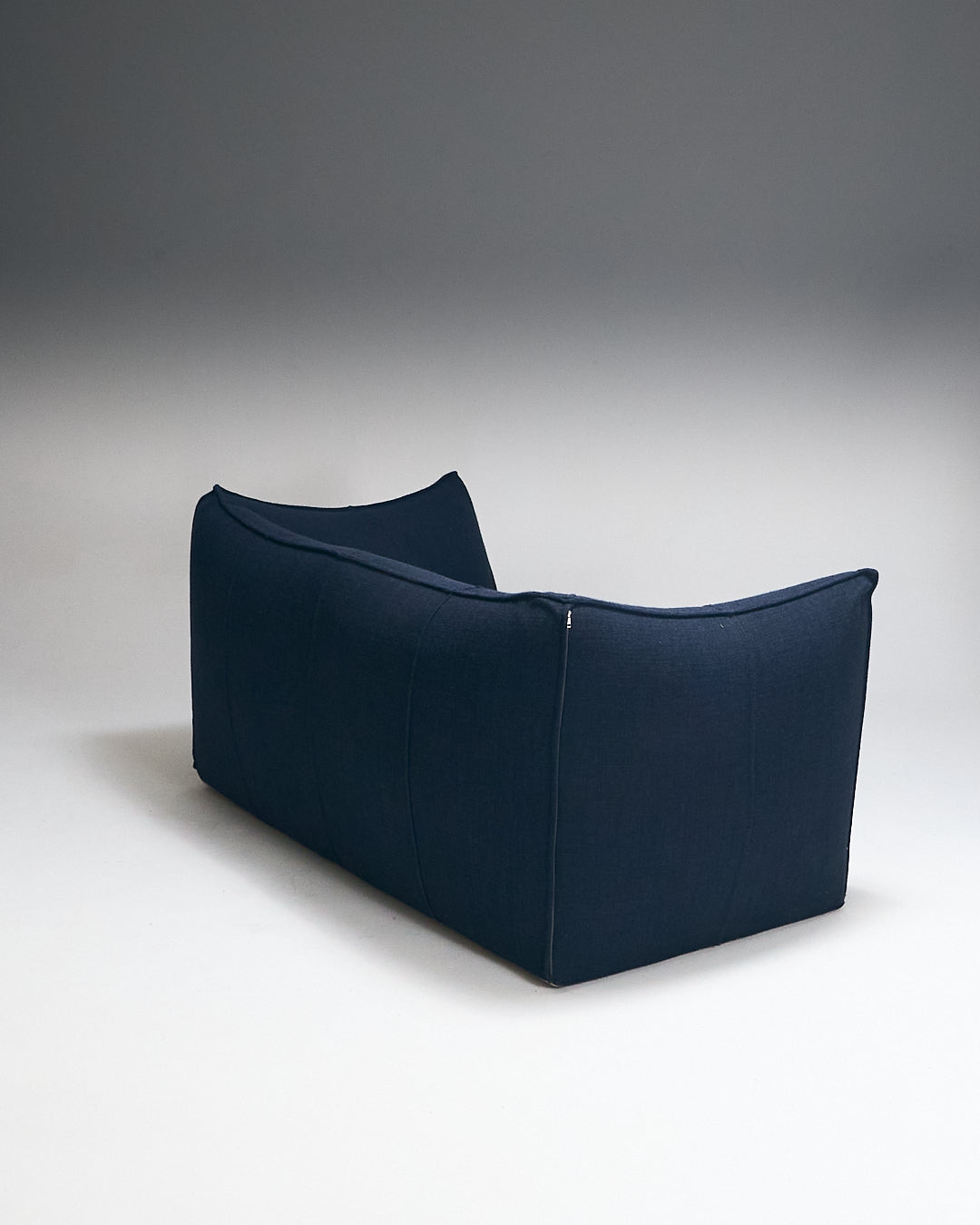 BAMBOLE BLUE TWO-SEATER SOFA, MARIO BELLINI, 1970s 