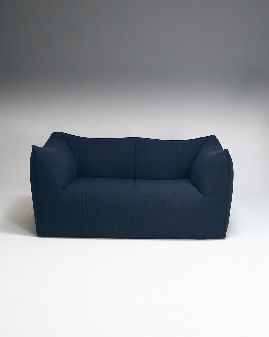 BAMBOLE BLUE TWO-SEATER SOFA, MARIO BELLINI, 1970s 