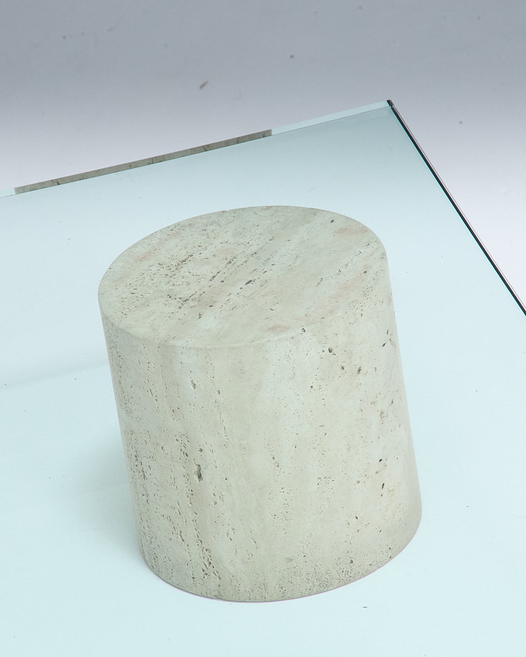 TRAVERTINE COFFEE TABLE, METAFORA, 1970s