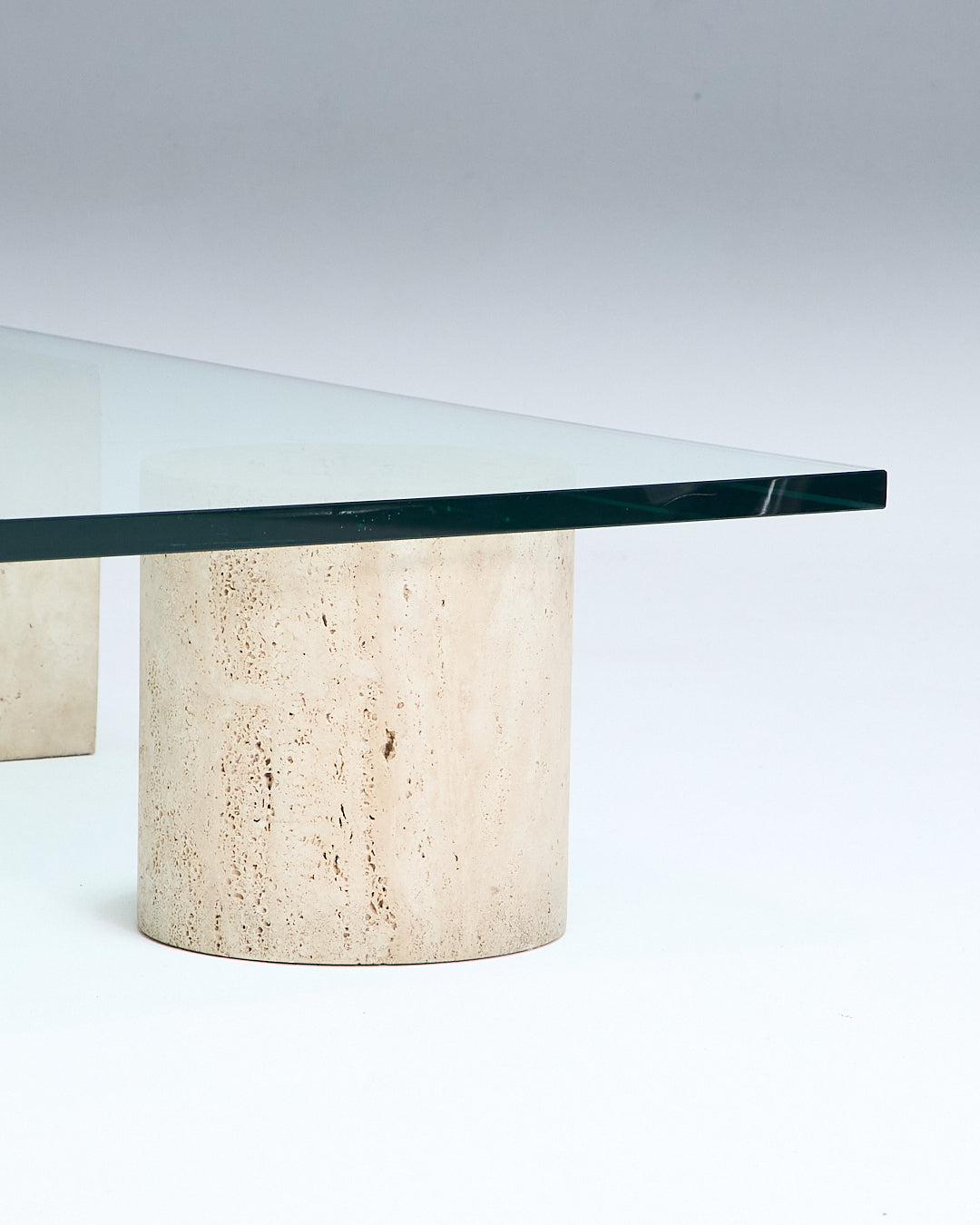 TRAVERTINE COFFEE TABLE, METAFORA, 1970s