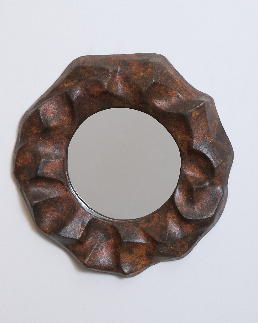 SMALL STONEWARE MIRROR