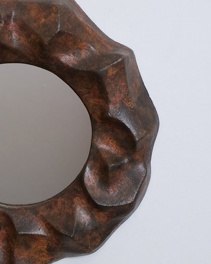 SMALL STONEWARE MIRROR