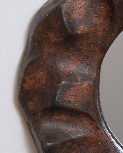 SMALL STONEWARE MIRROR