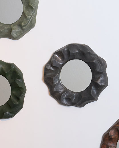 SMALL STONEWARE MIRROR