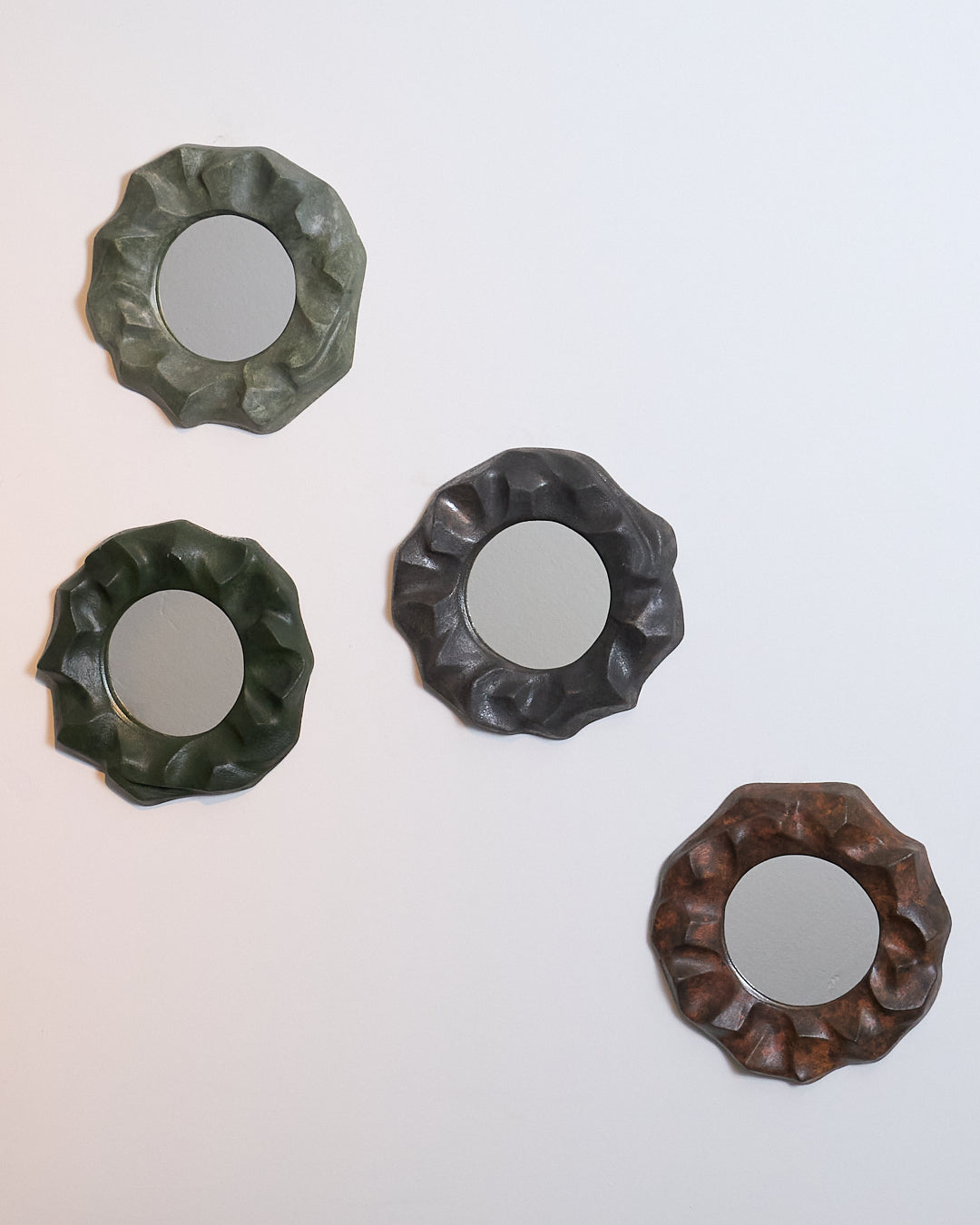 SMALL STONEWARE MIRROR