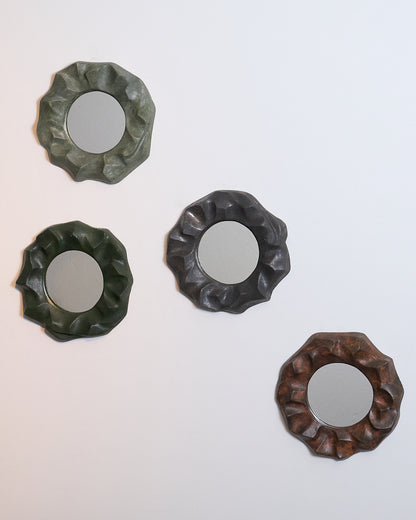 SMALL STONEWARE MIRROR