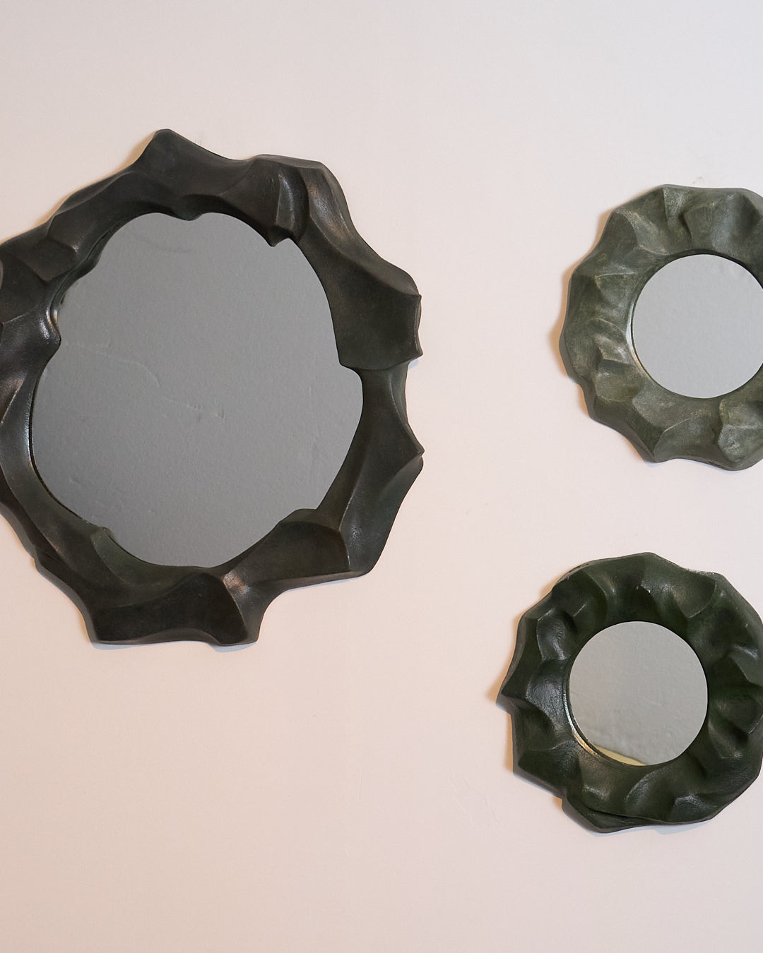 SMALL STONEWARE MIRROR