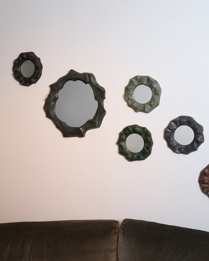 SMALL STONEWARE MIRROR