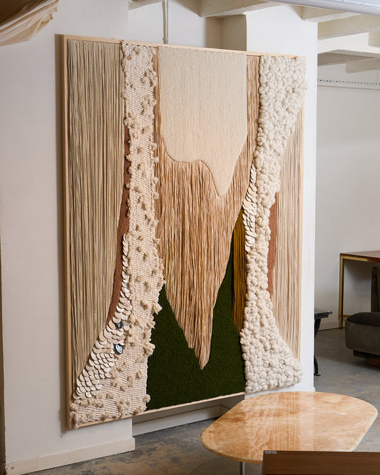 "À l'origine" textile artwork