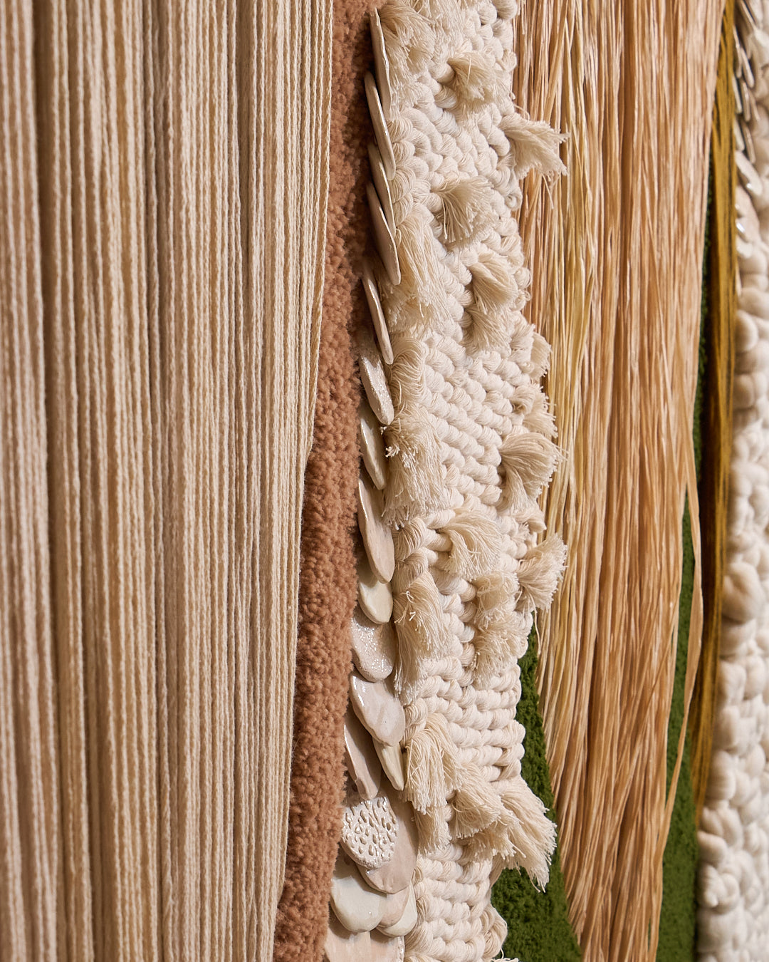 "À l'origine" textile artwork