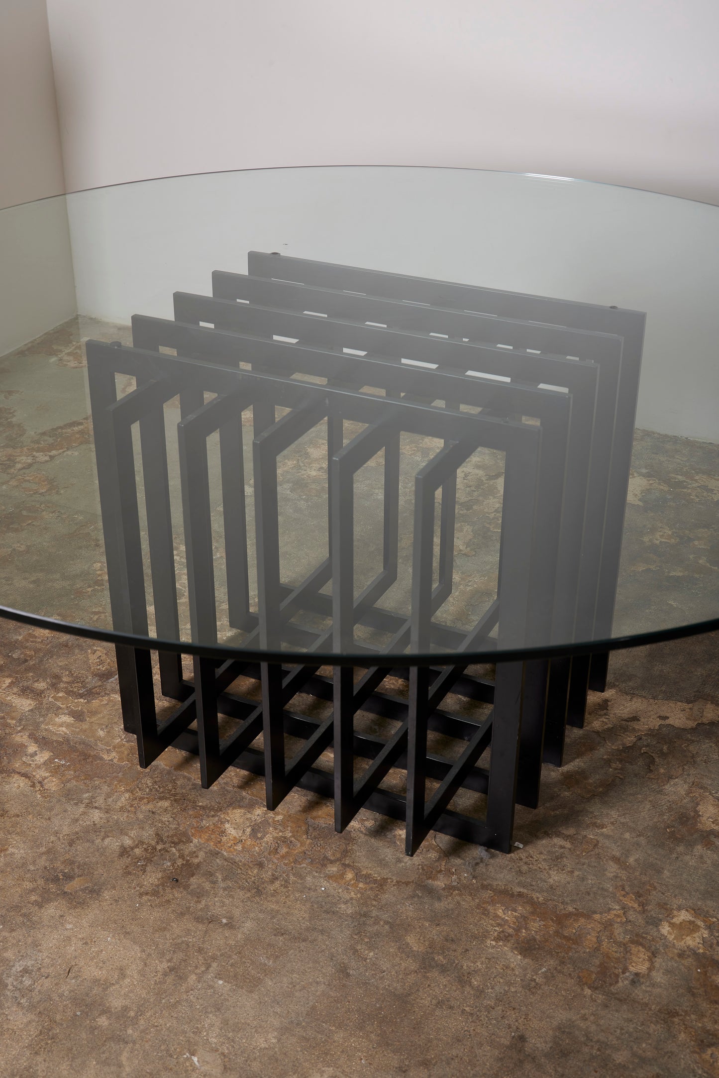 CINNA GLASS DINING TABLE