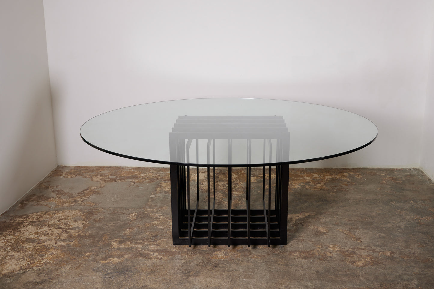 CINNA GLASS DINING TABLE