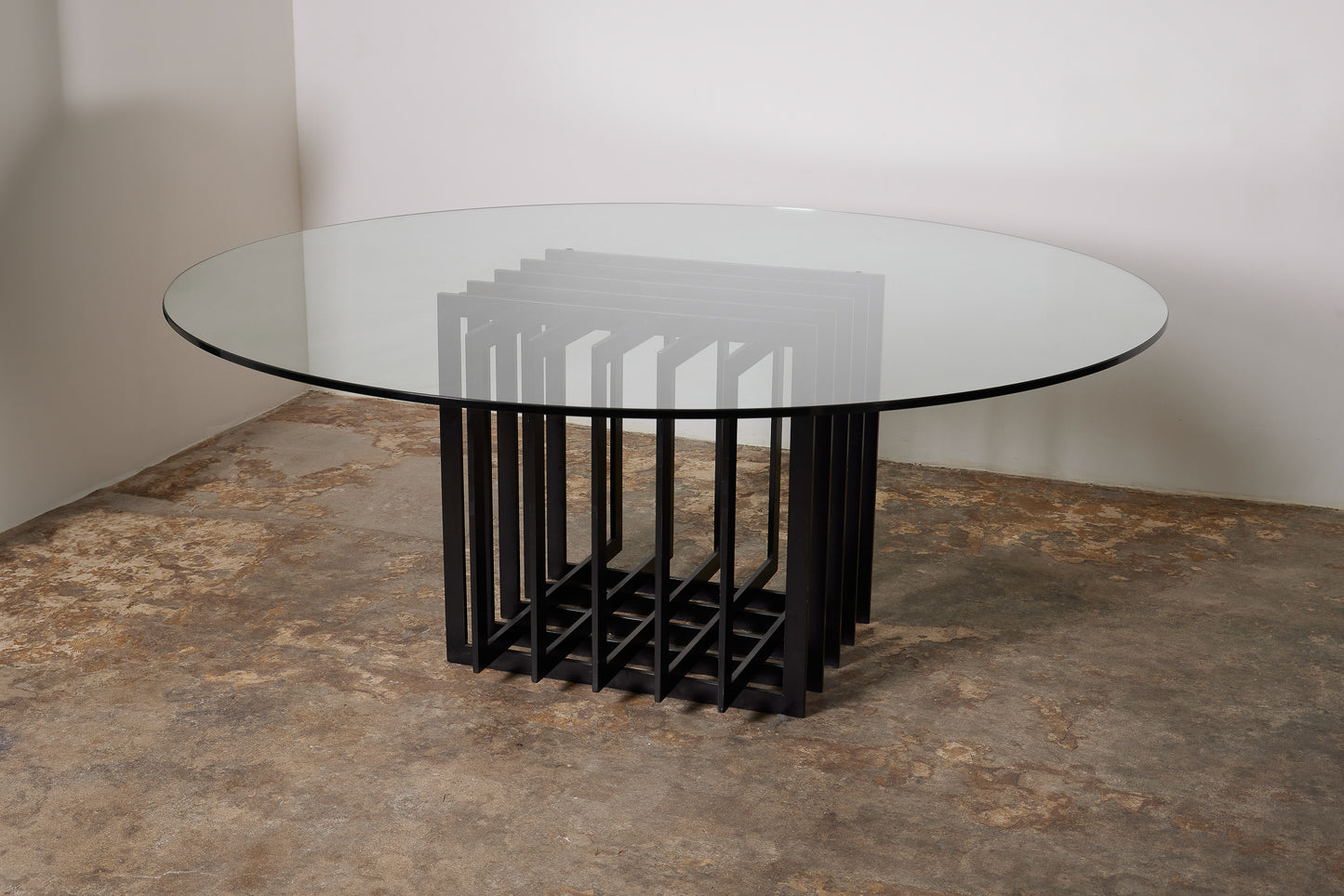 CINNA GLASS DINING TABLE