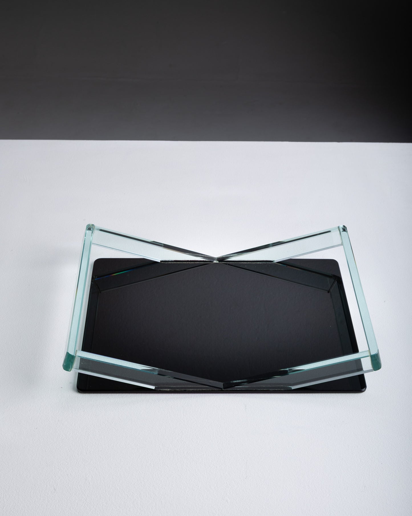 PLATEAU EN VERRE, FONTANARTE, 1970s