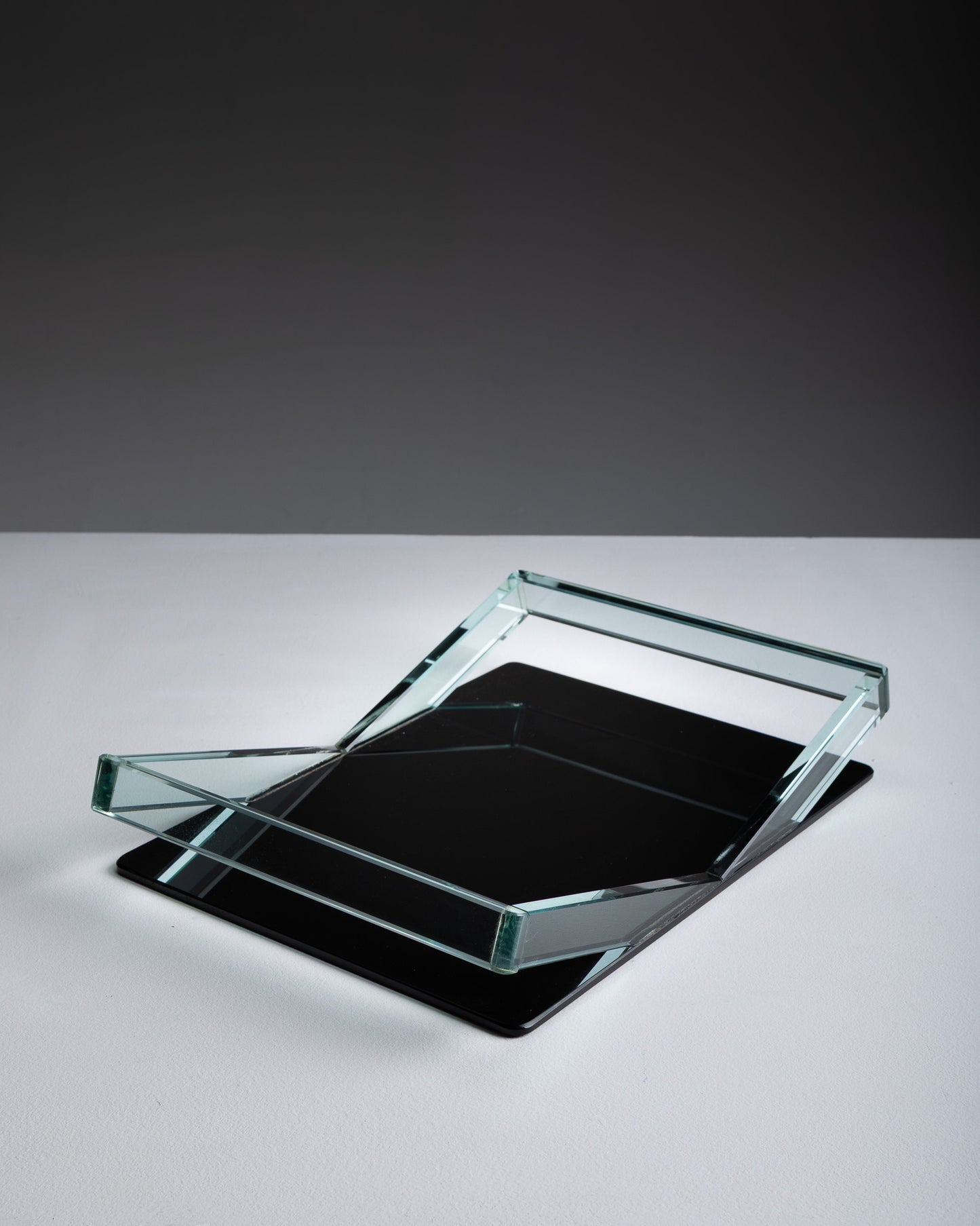 PLATEAU EN VERRE, FONTANARTE, 1970s