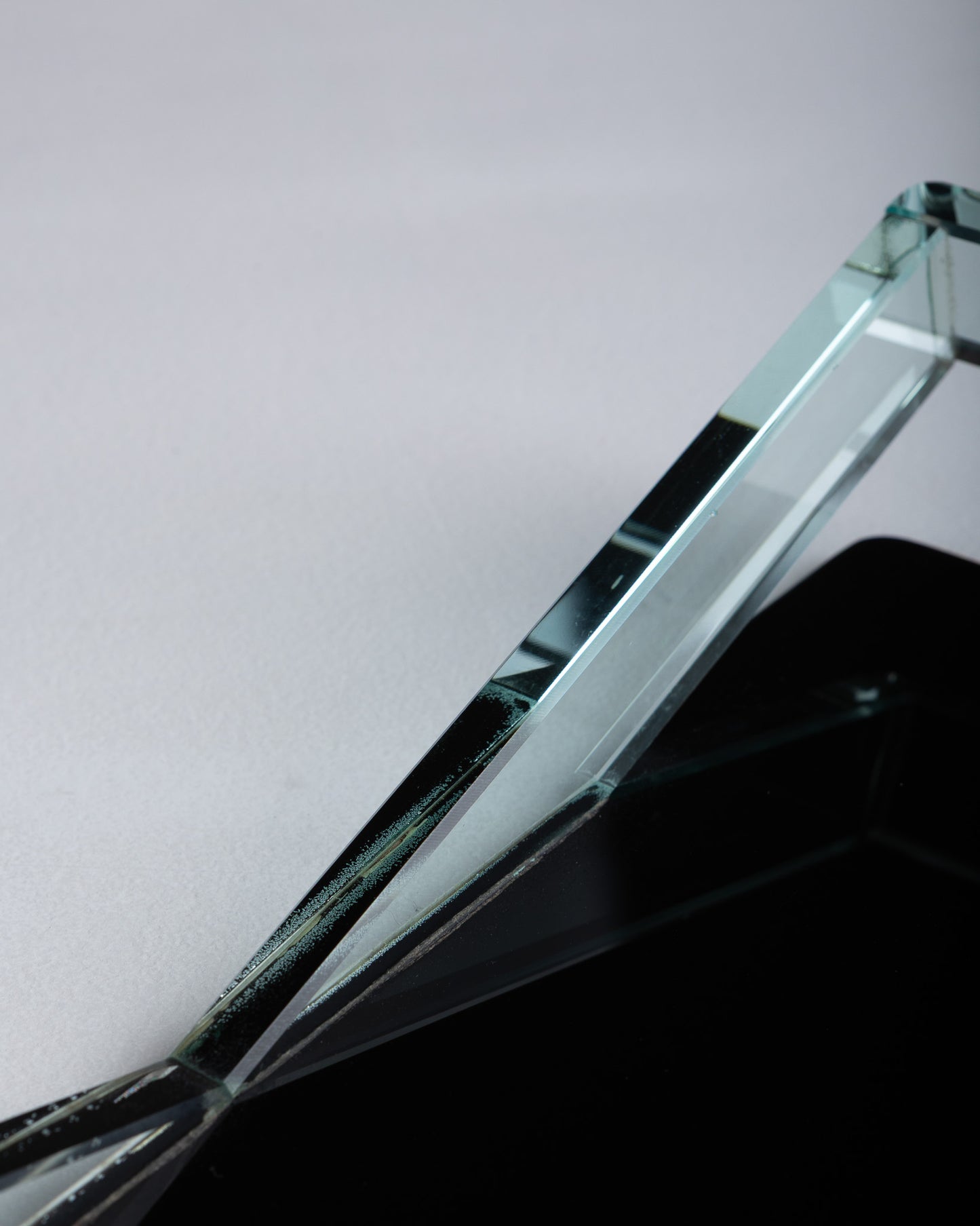 PLATEAU EN VERRE, FONTANARTE, 1970s