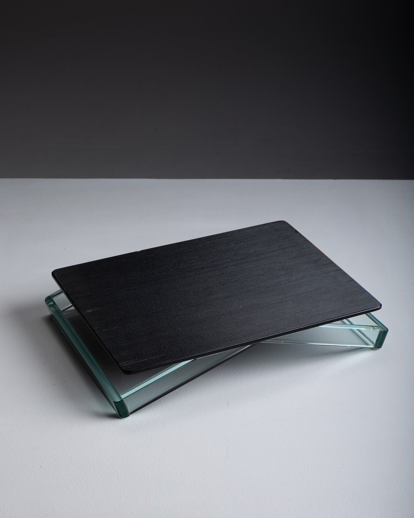 PLATEAU EN VERRE, FONTANARTE, 1970s