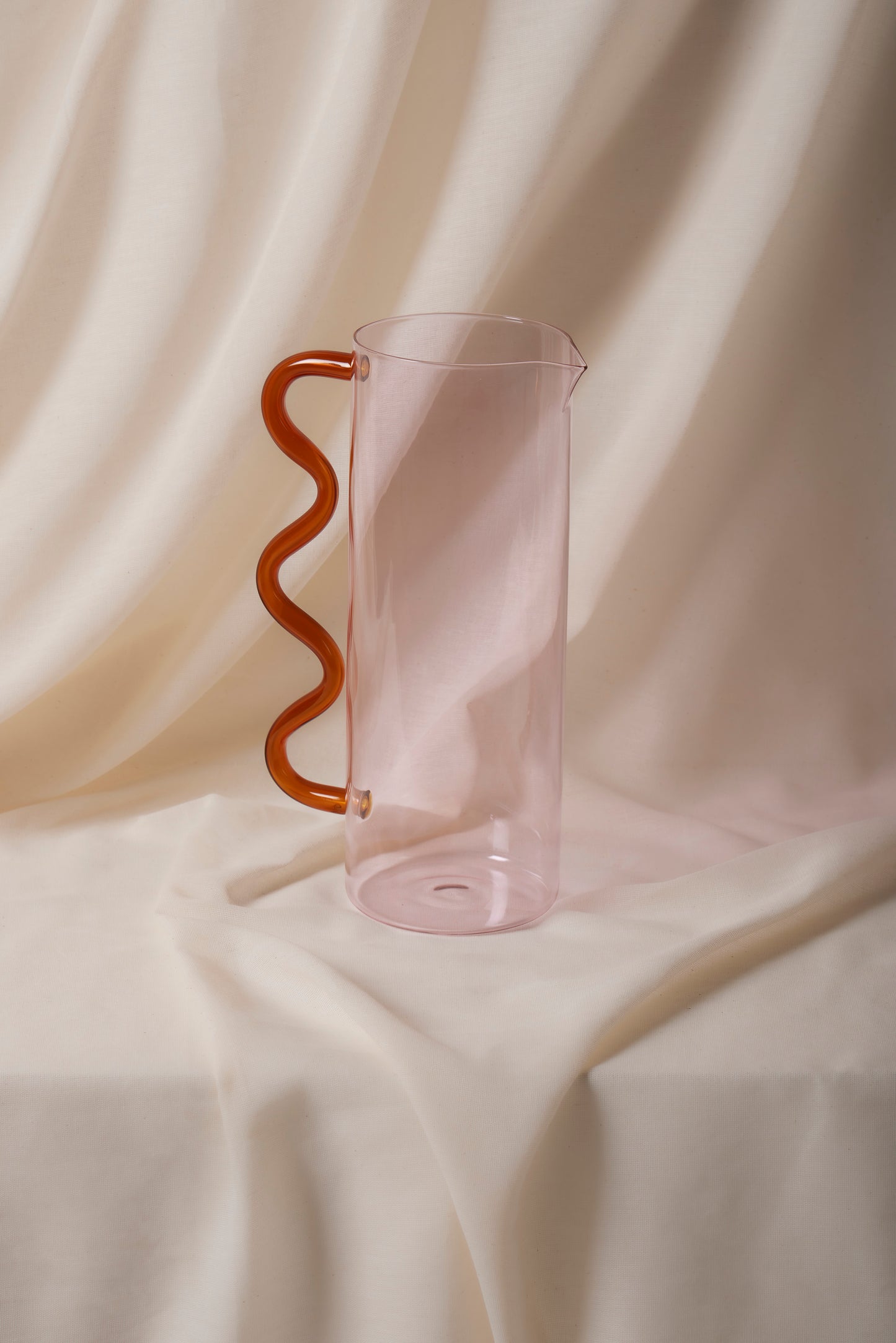 “WAVE” BOROSILICATE GLASS PITCHER