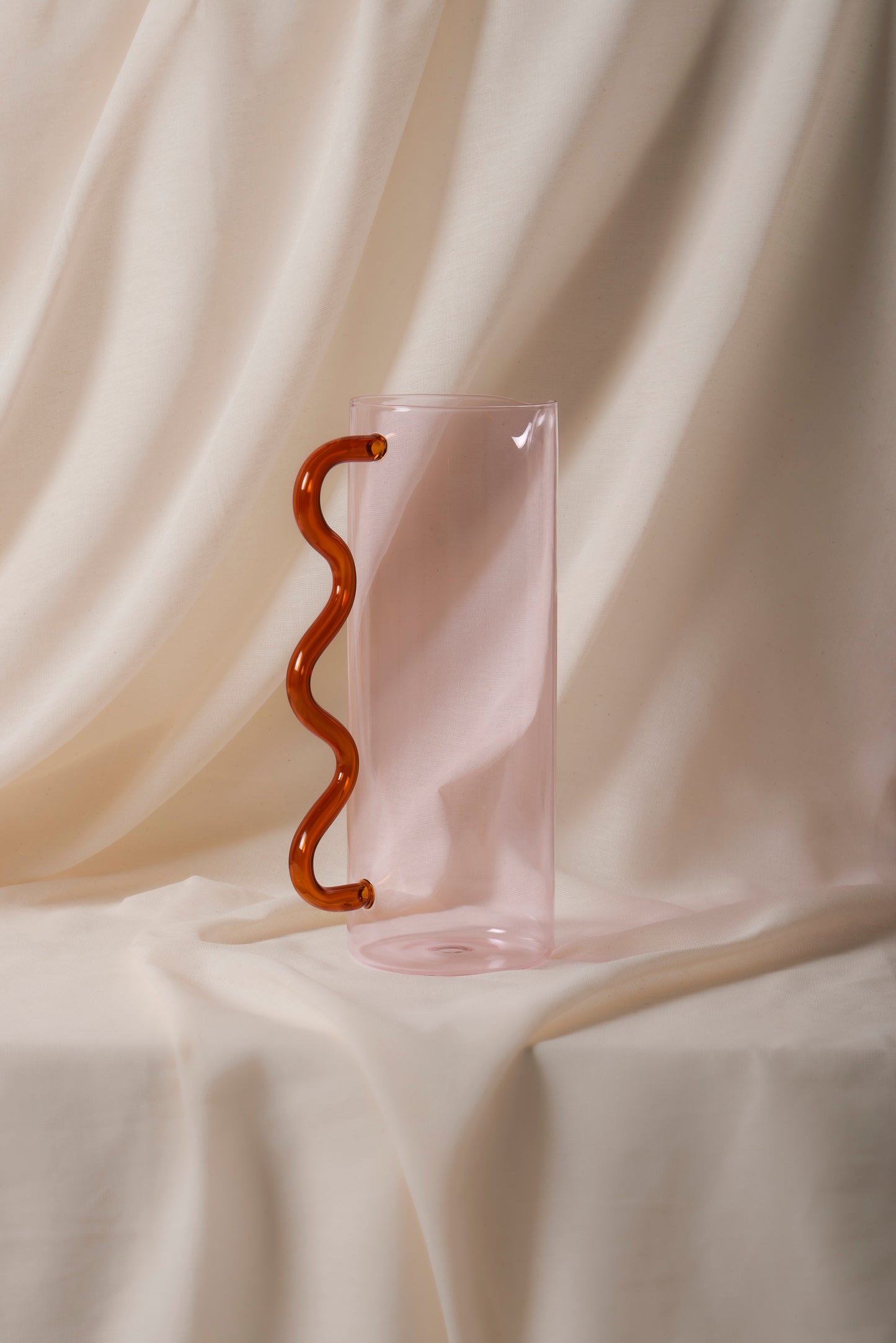 “WAVE” BOROSILICATE GLASS PITCHER