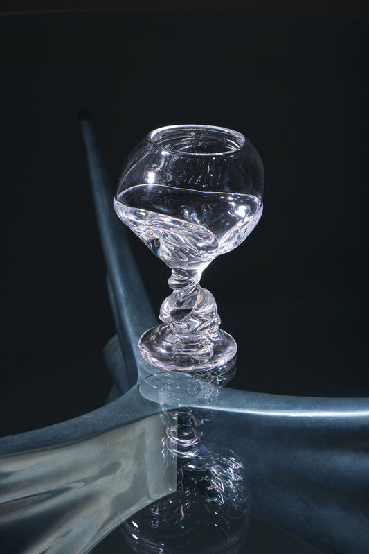 FREE-FORM WINE GLASS