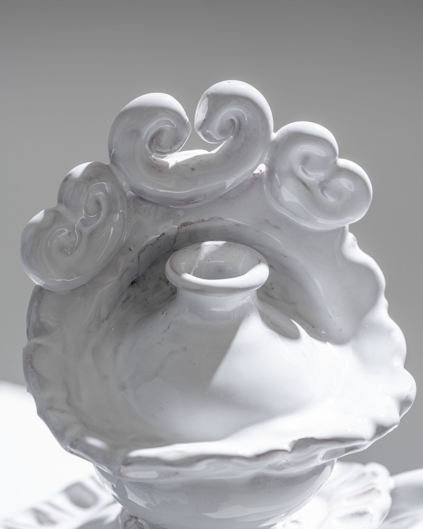 Pair of ceramic moor head vases, 1970s