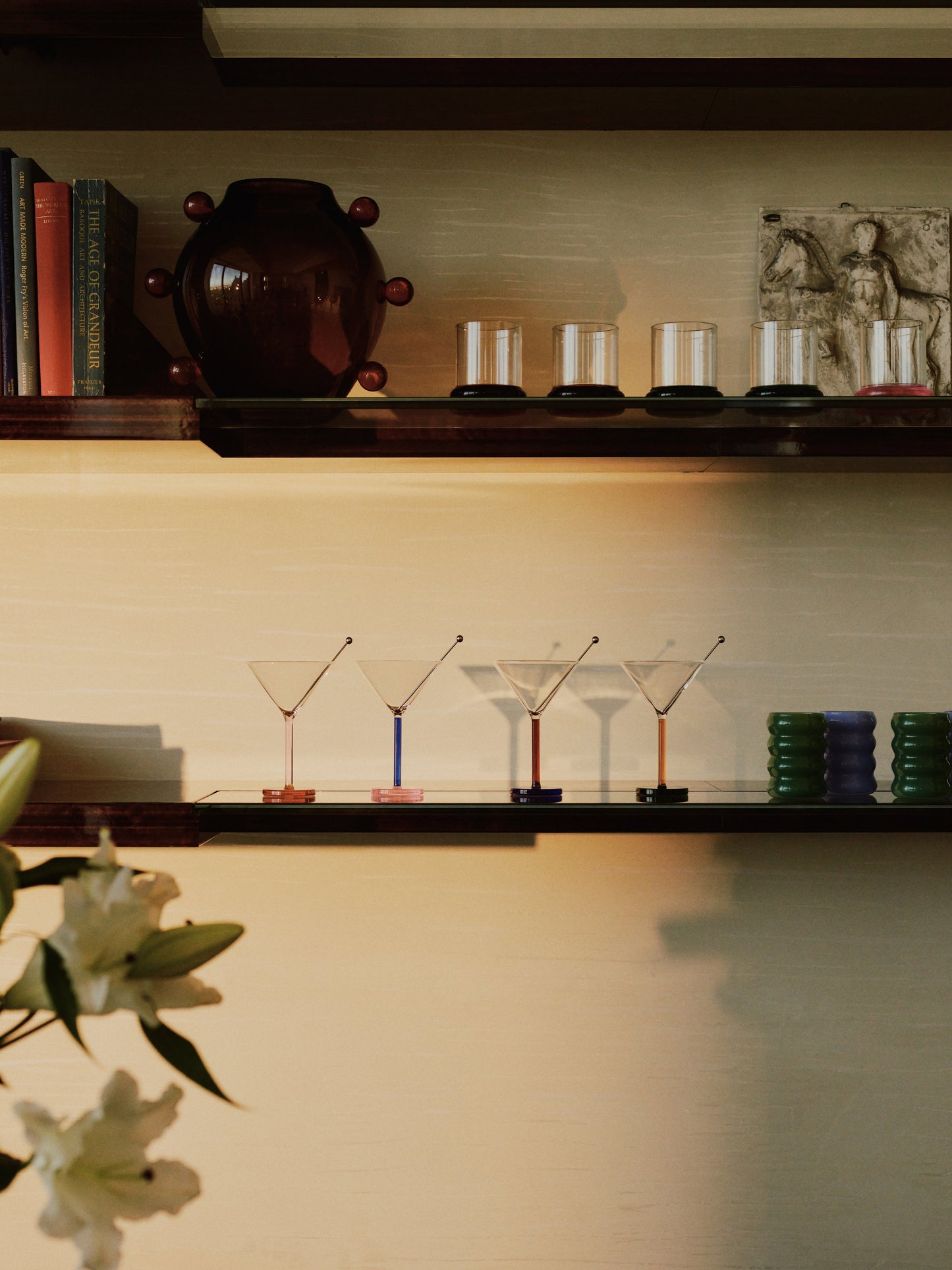 Piano Cocktail Glass Set - Blue Note - Editorial Two