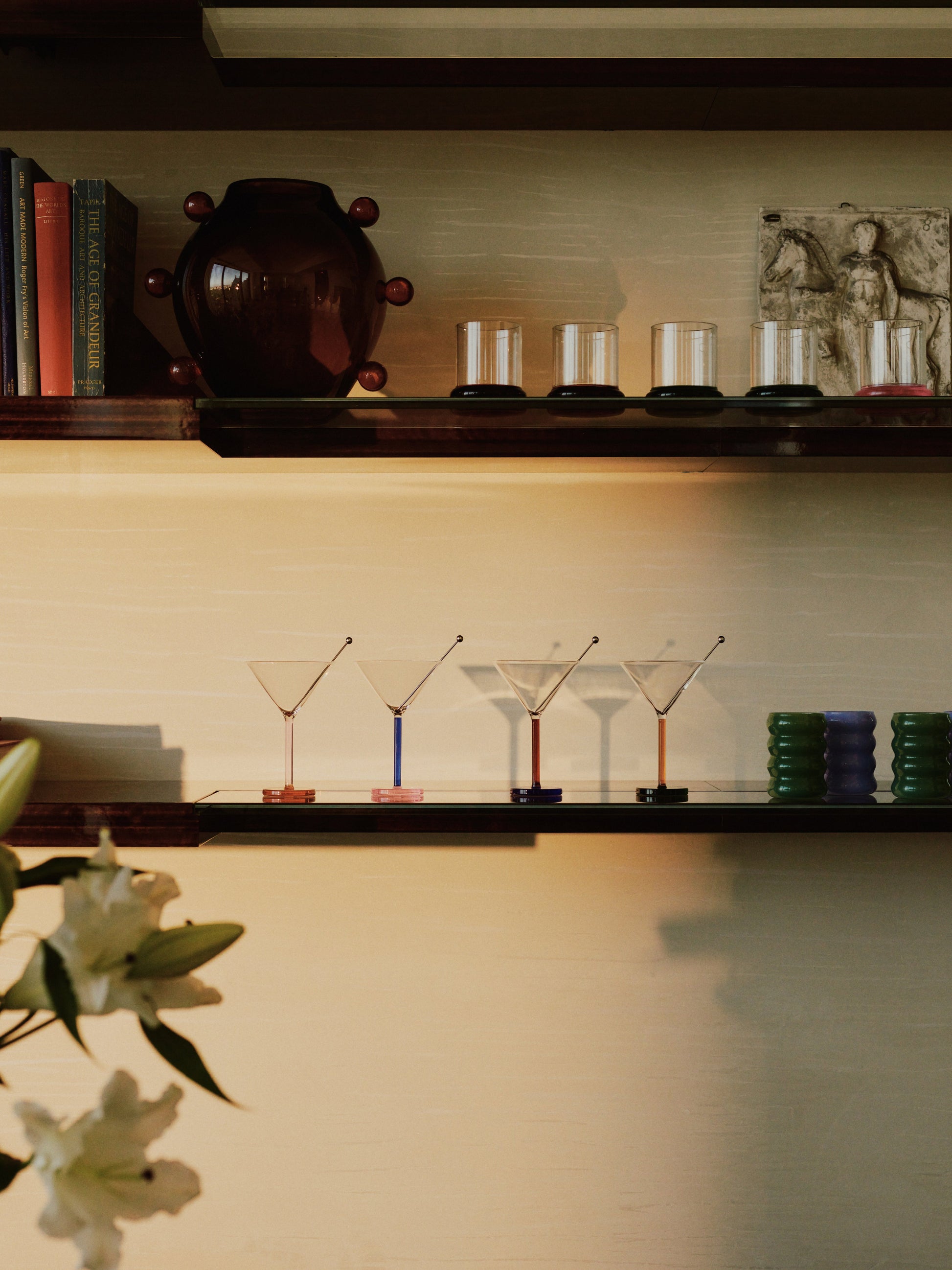 Piano Cocktail Glass Set - Blue Note - Editorial Two