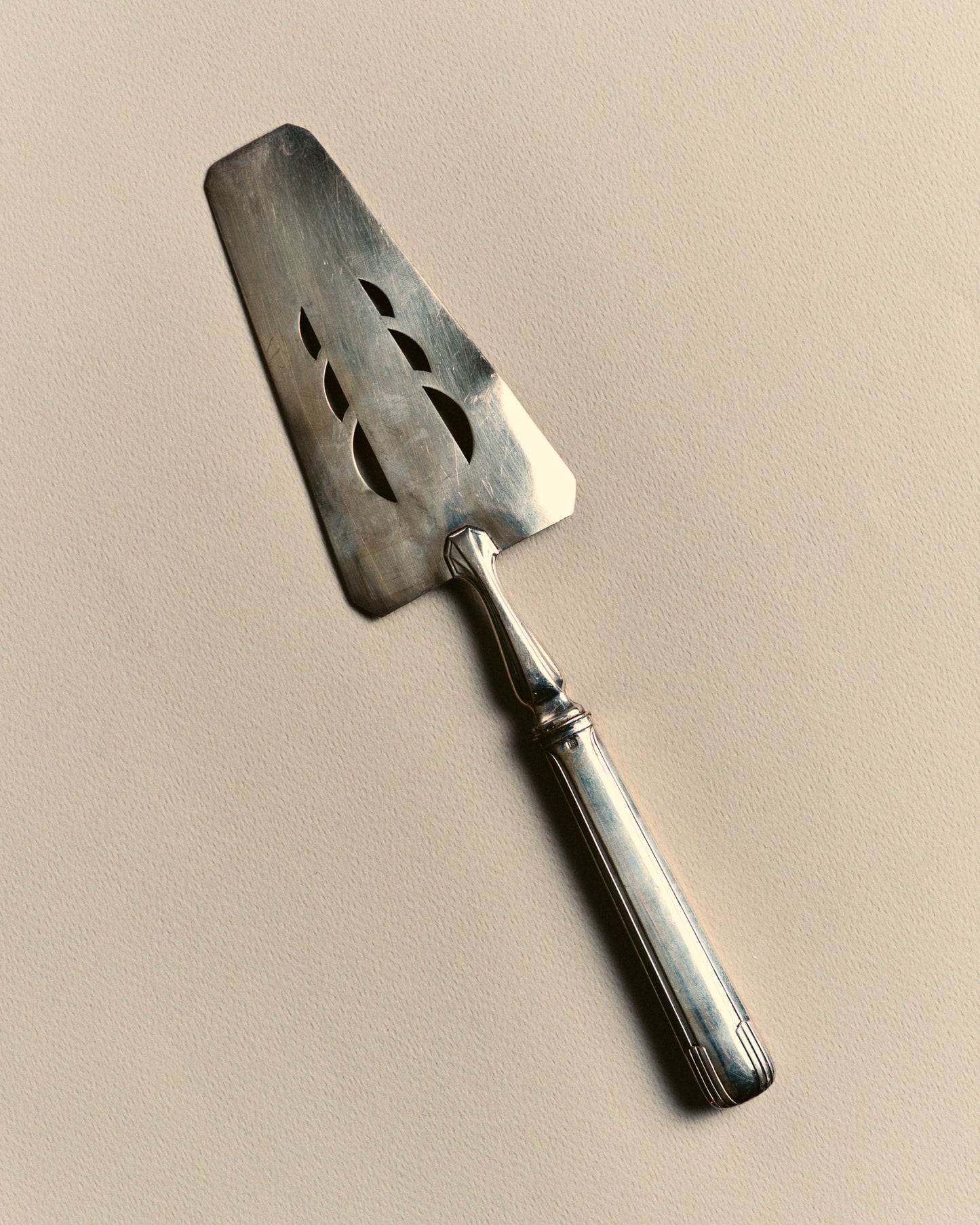 SILVER METAL DESSERT SERVICE, HENRI CARRAUD