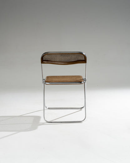 PLIA CANE AND METAL CHAIR, 1960s
