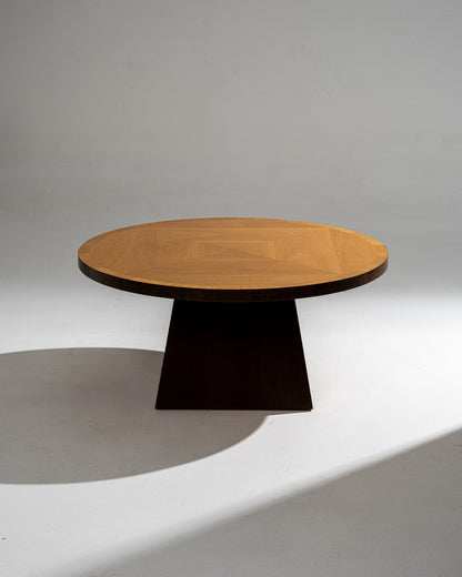 TABLE BASSE STYLE ART DÉCO EN BOIS, 1970s