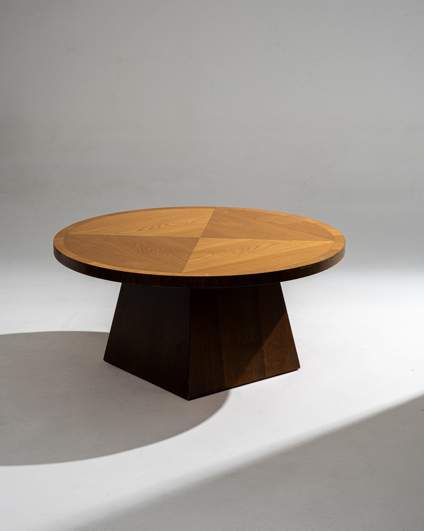 TABLE BASSE STYLE ART DÉCO EN BOIS, 1970s