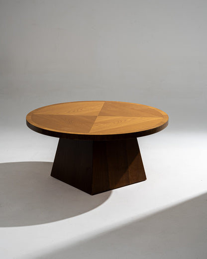 TABLE BASSE STYLE ART DÉCO EN BOIS, 1970s