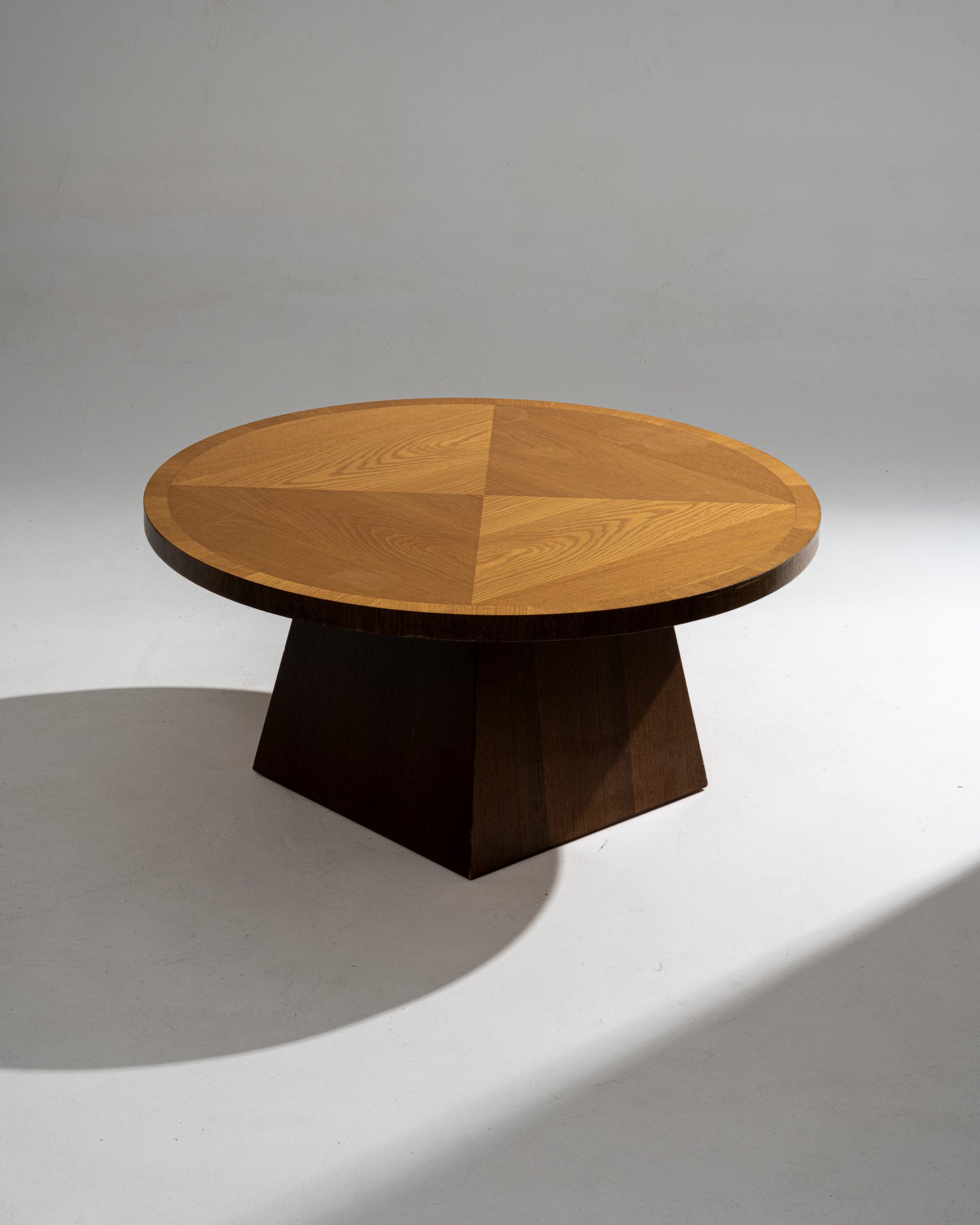 TABLE BASSE STYLE ART DÉCO EN BOIS, 1970s