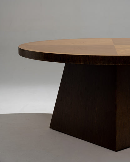 TABLE BASSE STYLE ART DÉCO EN BOIS, 1970s