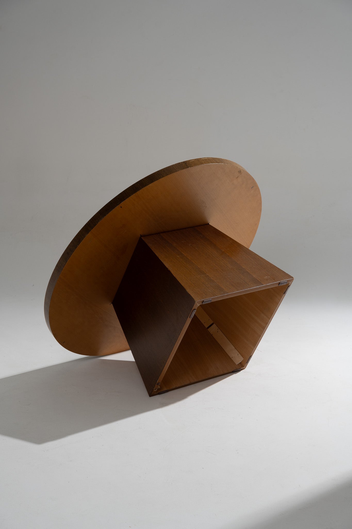 TABLE BASSE STYLE ART DÉCO EN BOIS, 1970s