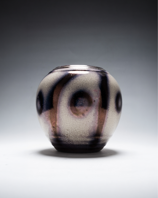 OVOID FAIENCE VASE, LUCIEN BRISDOUX, 1930s