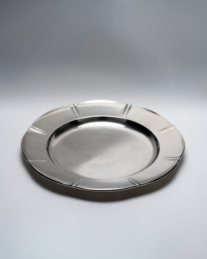 PLAT DE SERVICE EN MÉTAL ARGENTÉ, GALLIA, 1930s