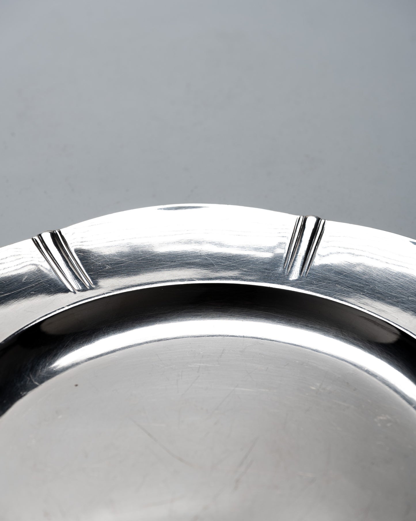 PLAT DE SERVICE EN MÉTAL ARGENTÉ, GALLIA, 1930s