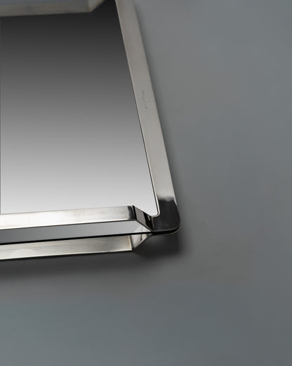 PLATEAU EN MÉTAL ARGENTÉ, CHRISTOFLE, 1980s