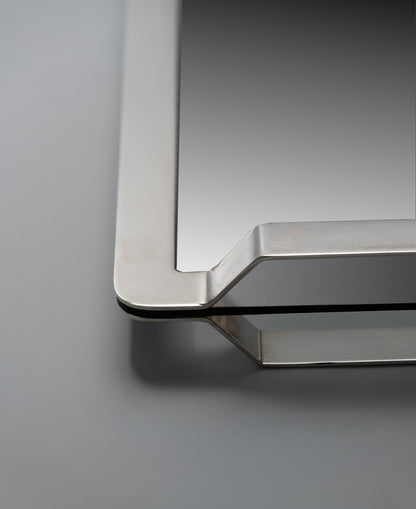 PLATEAU EN MÉTAL ARGENTÉ, CHRISTOFLE, 1980s