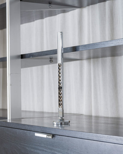 ÉTAGÈRE EN BOIS ET ALUMINIUM, GEORGES NELSON, 1950s