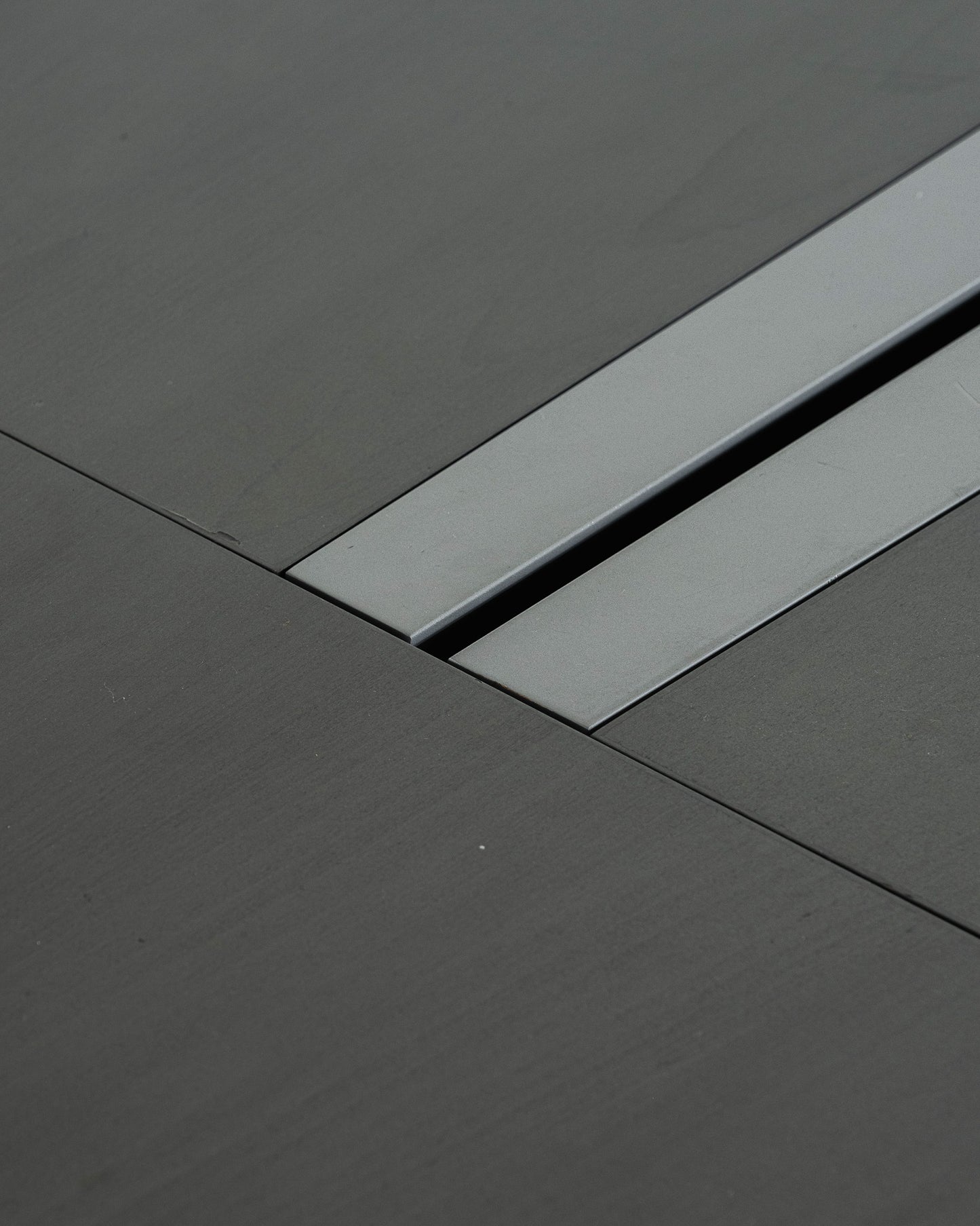 METAL AND WOOD CONFERENCE TABLE, 1990s