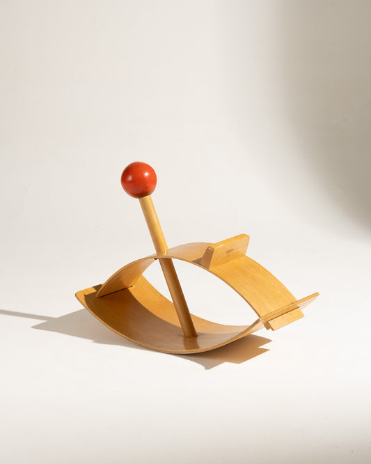 Beech rocking horse, 1960s